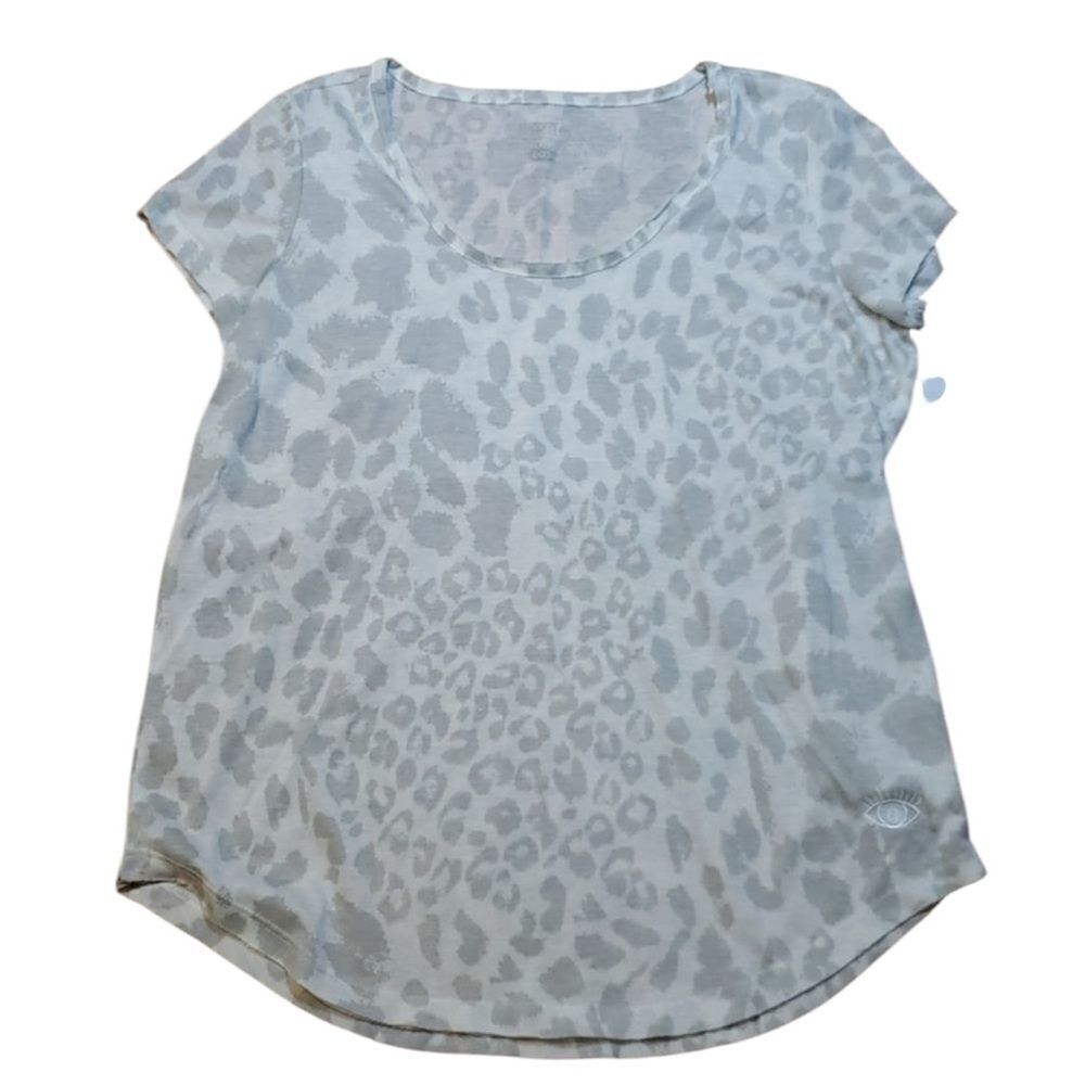 New! Sofia Jeans. Grey Leopard print Shirt, Tee